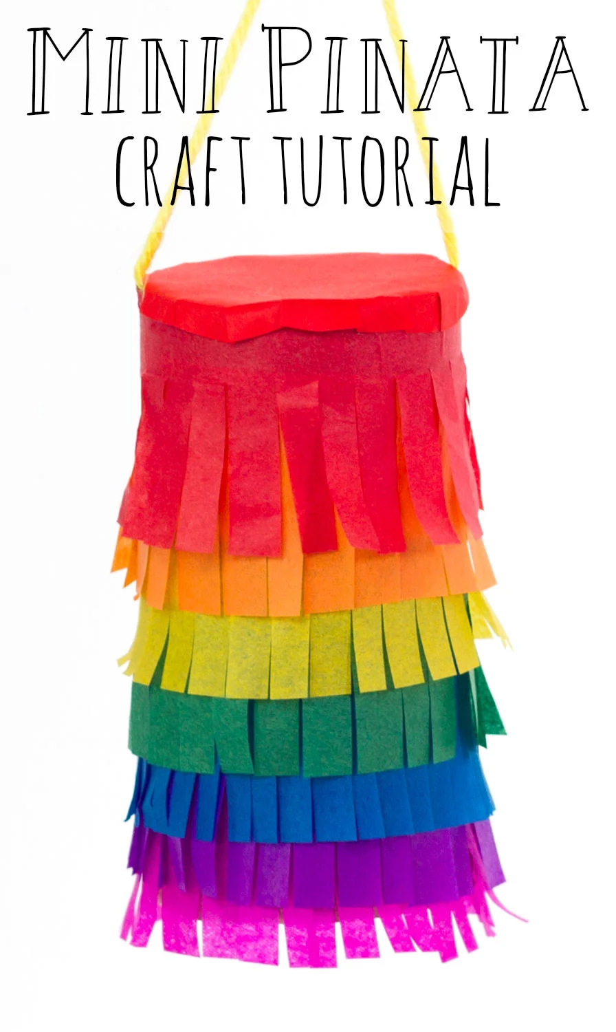 How To Make a Mini Rainbow Pinata Doodle and Stitch